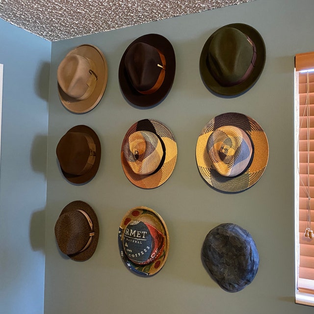 Hat-Hanger (10 Pack) - Black Barnwood