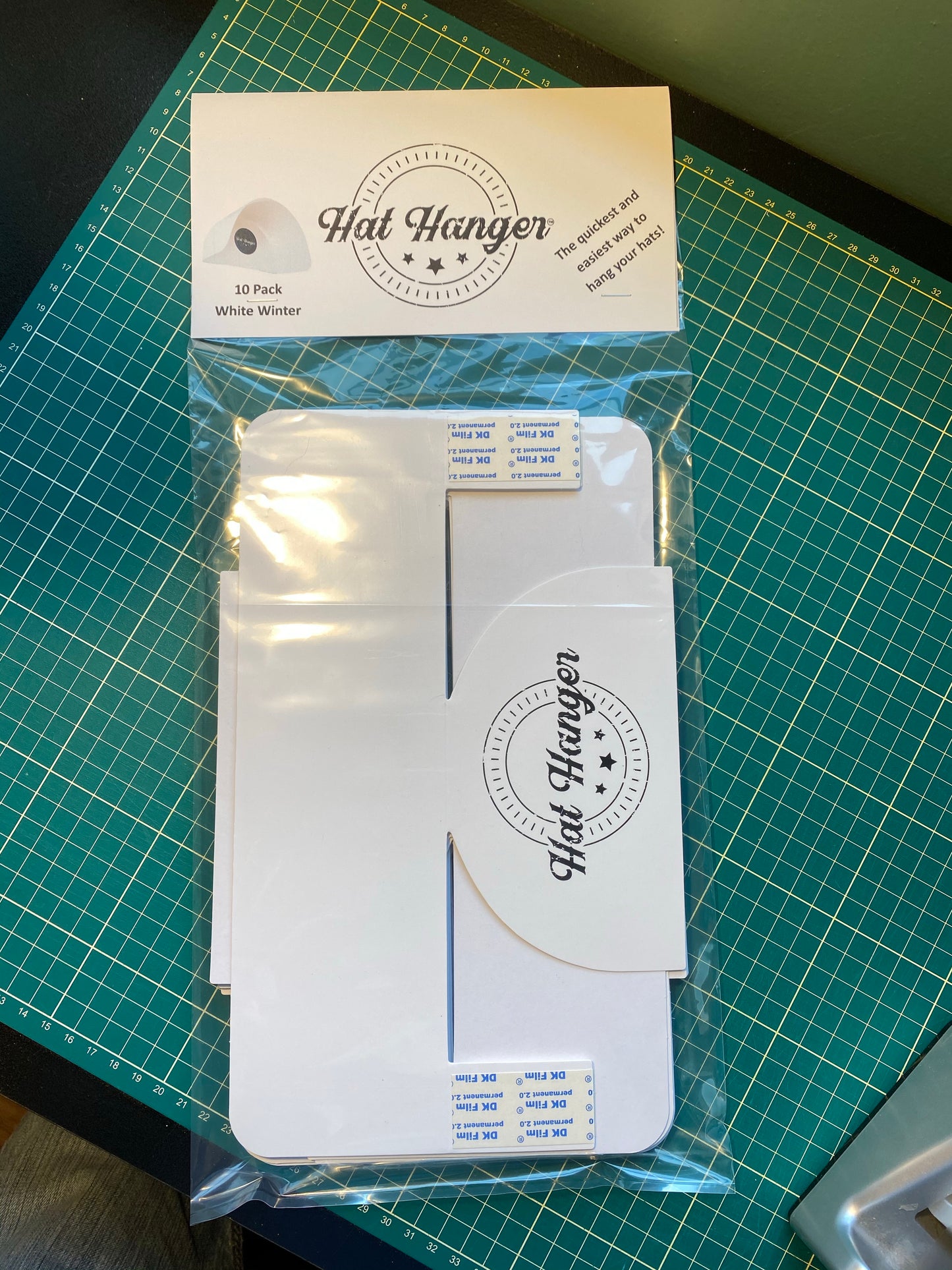 Hat-Hanger (10 Pack) - White Winter