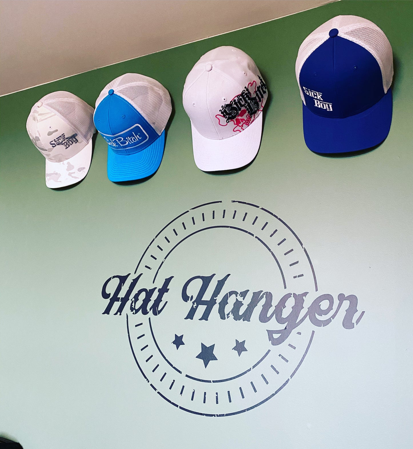 Hat-Hanger (10 Pack) - White Winter